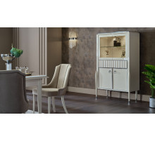 Двухдверная витрина для посуды Gravita (Гравита) GRAV-13 слоновая кость