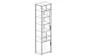 Шкаф для книг Гранж 984