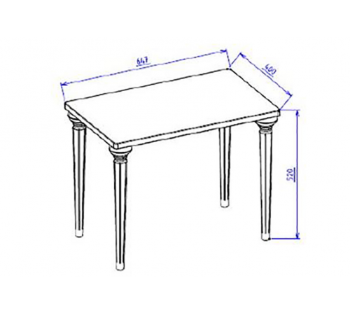 Стол журнальный тройной Мистраль (Mistral)